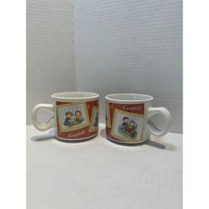 Collectible Vintage 2003 Campbell "Kids On The Farm Mugs set of 2